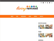 Tablet Screenshot of livingremixed.com